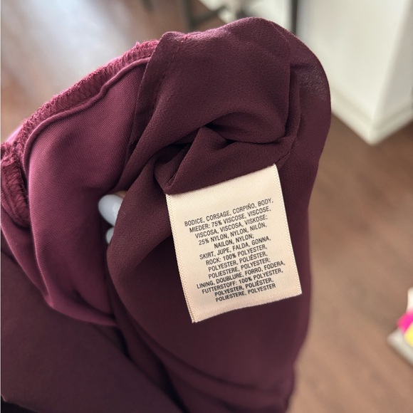 Anthropology Mauve Dress with Velvet - Picture 7 of 8